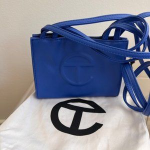 Telfar Mini Blue Shopping Bag